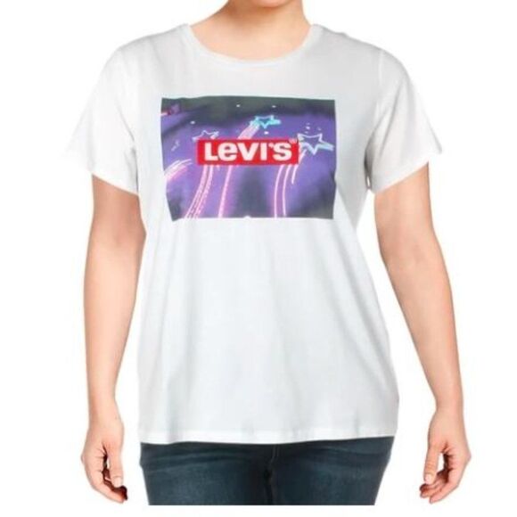 Levi's Shooting Star Graphic Logo Cotton T-Shirt - Picture 1 of 6
